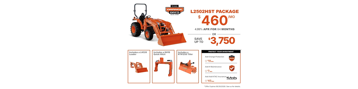 L2502HST package for $460 monthly