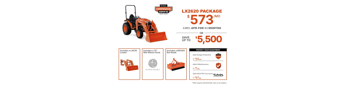 LX2620 package for $573 monthly