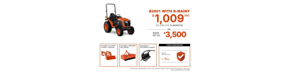 B2601 With K-Maint Special