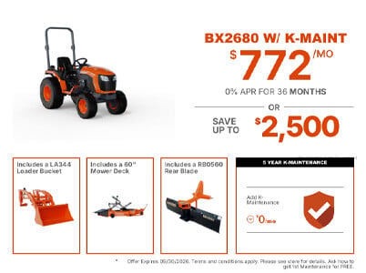 BX2680 With K-Maint Special 