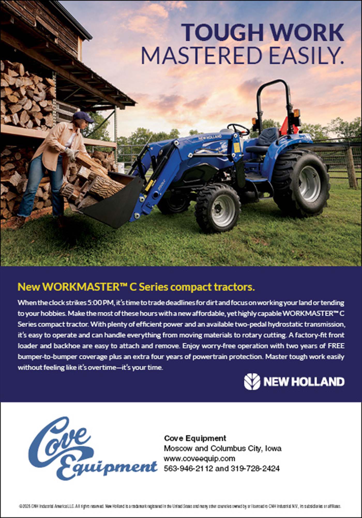New Holland and Cove Equipment