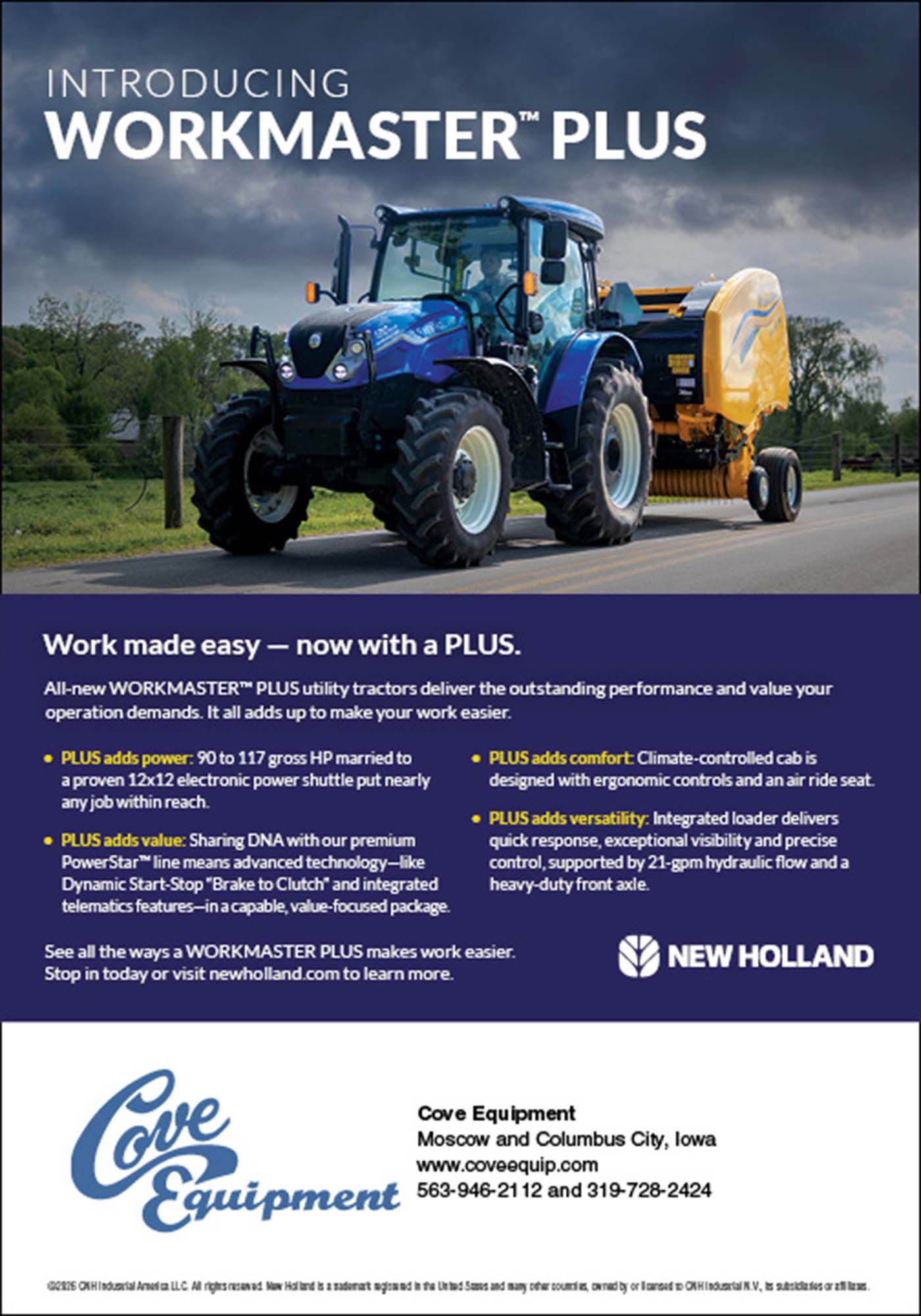 New Holland and Cove Equipment